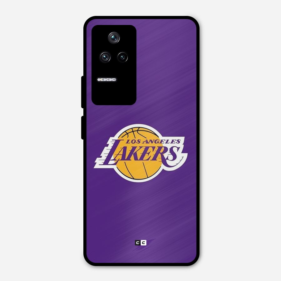Lakers Angles Metal Back Case for Poco F4 5G