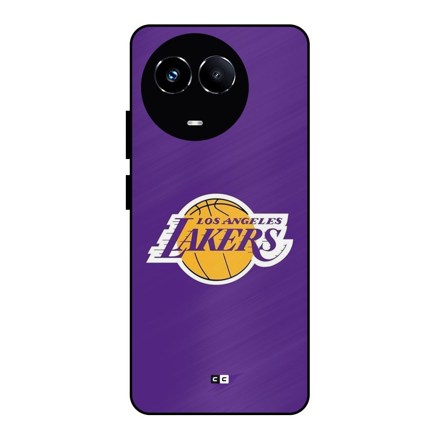 Lakers Angles Metal Back Case for Realme 11 5G