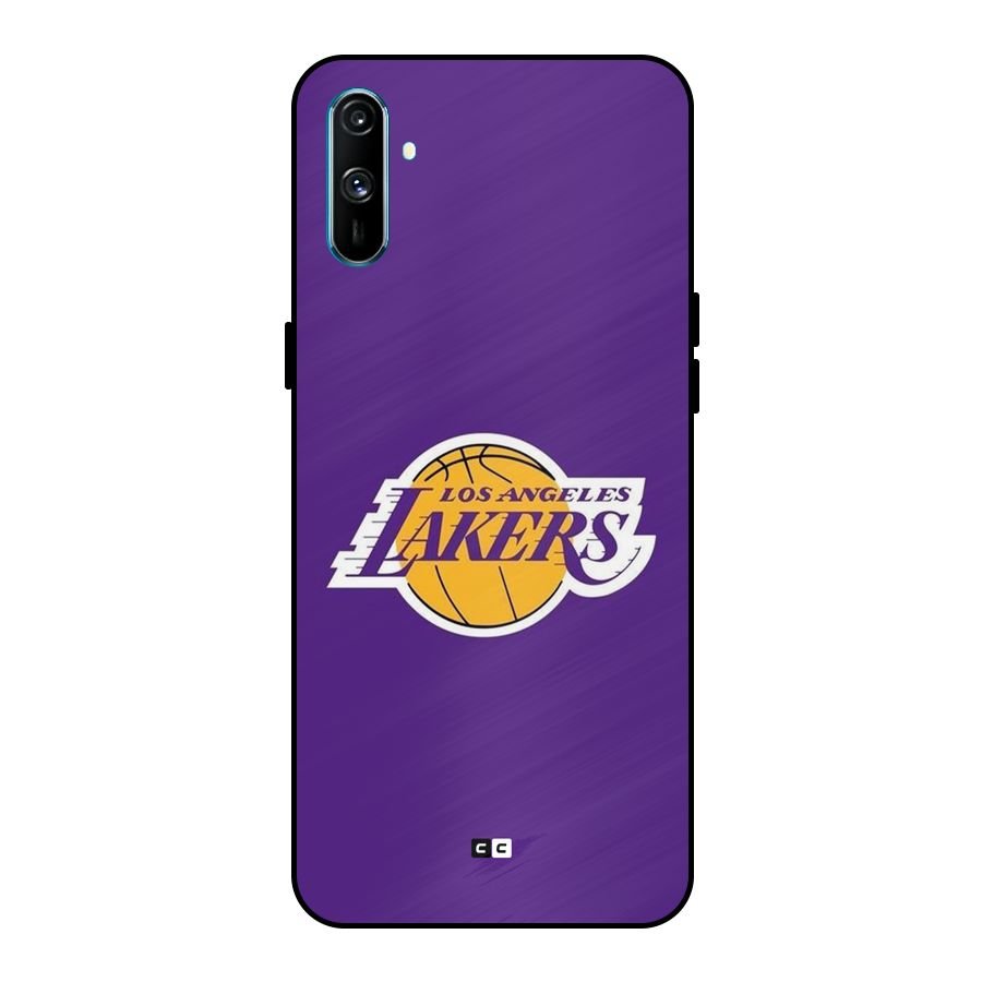 Lakers Angles Metal Back Case for Realme C3