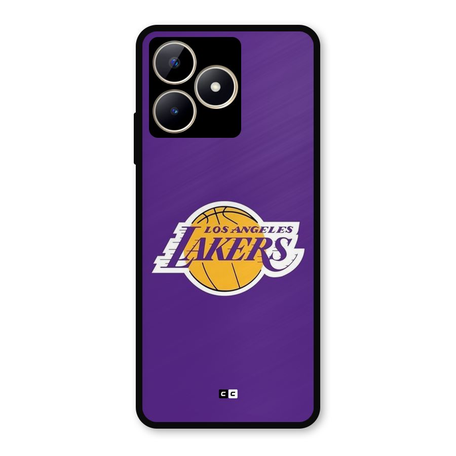 Lakers Angles Metal Back Case for Realme C53