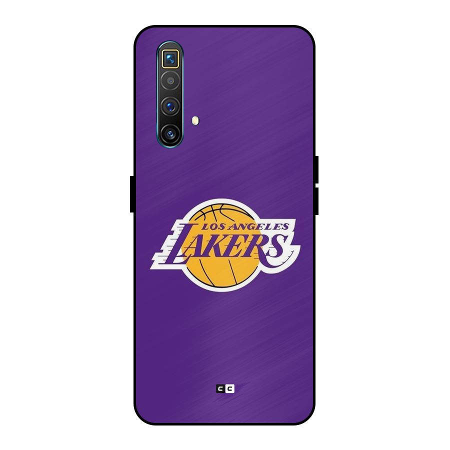 Lakers Angles Metal Back Case for Realme X3