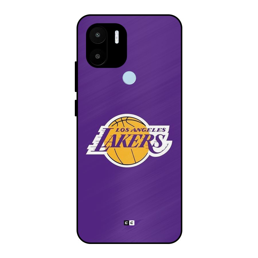 Lakers Angles Metal Back Case for Redmi A2 Plus