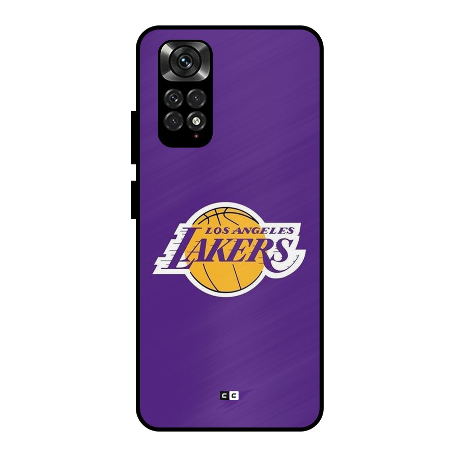 Lakers Angles Metal Back Case for Redmi Note 11 Pro Plus 5G