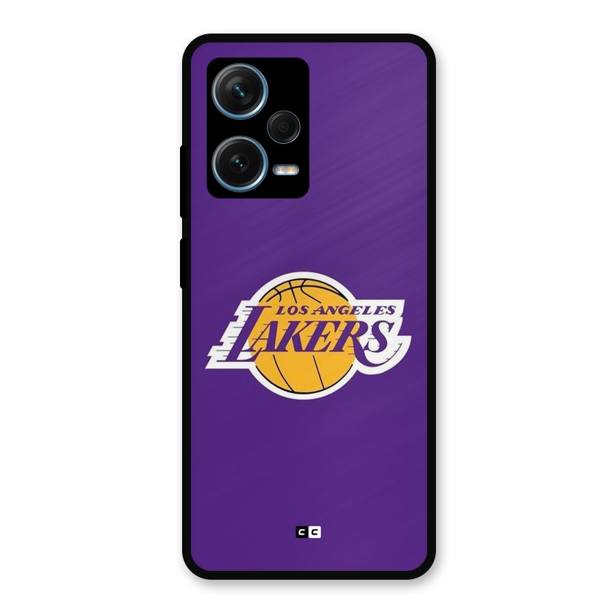 Lakers Angles Metal Back Case for Redmi Note 12 Pro Plus 5G