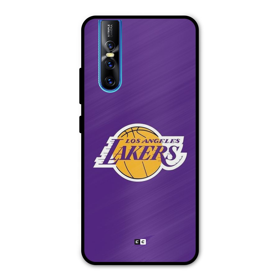 Lakers Angles Metal Back Case for Vivo V15 Pro