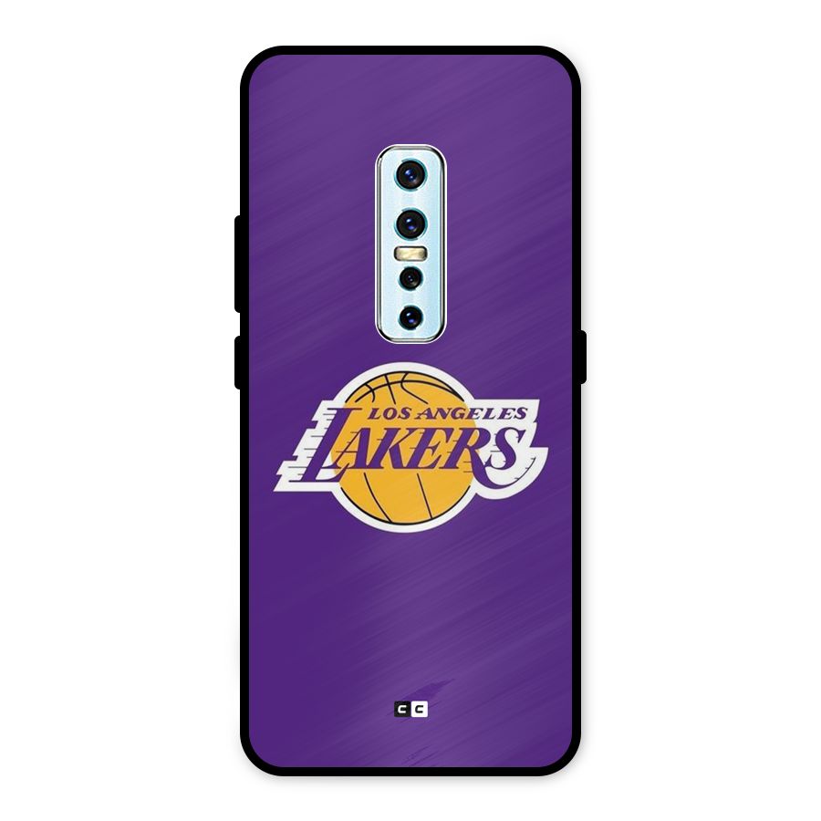 Lakers Angles Metal Back Case for Vivo V17 Pro