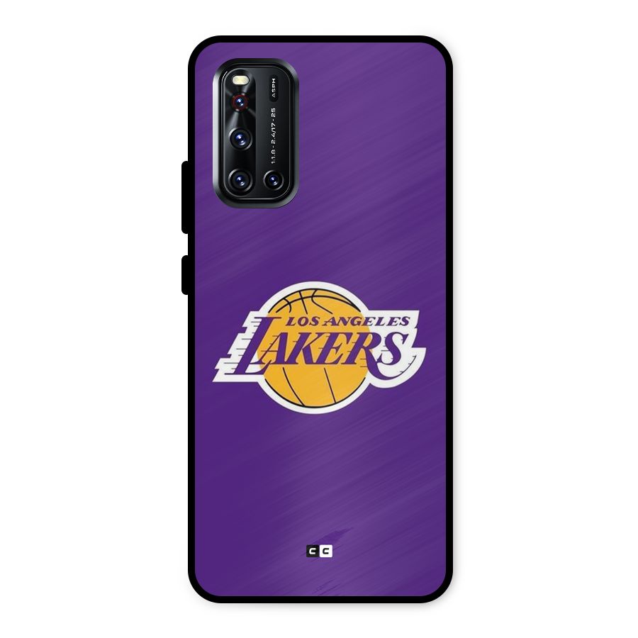 Lakers Angles Metal Back Case for Vivo V19