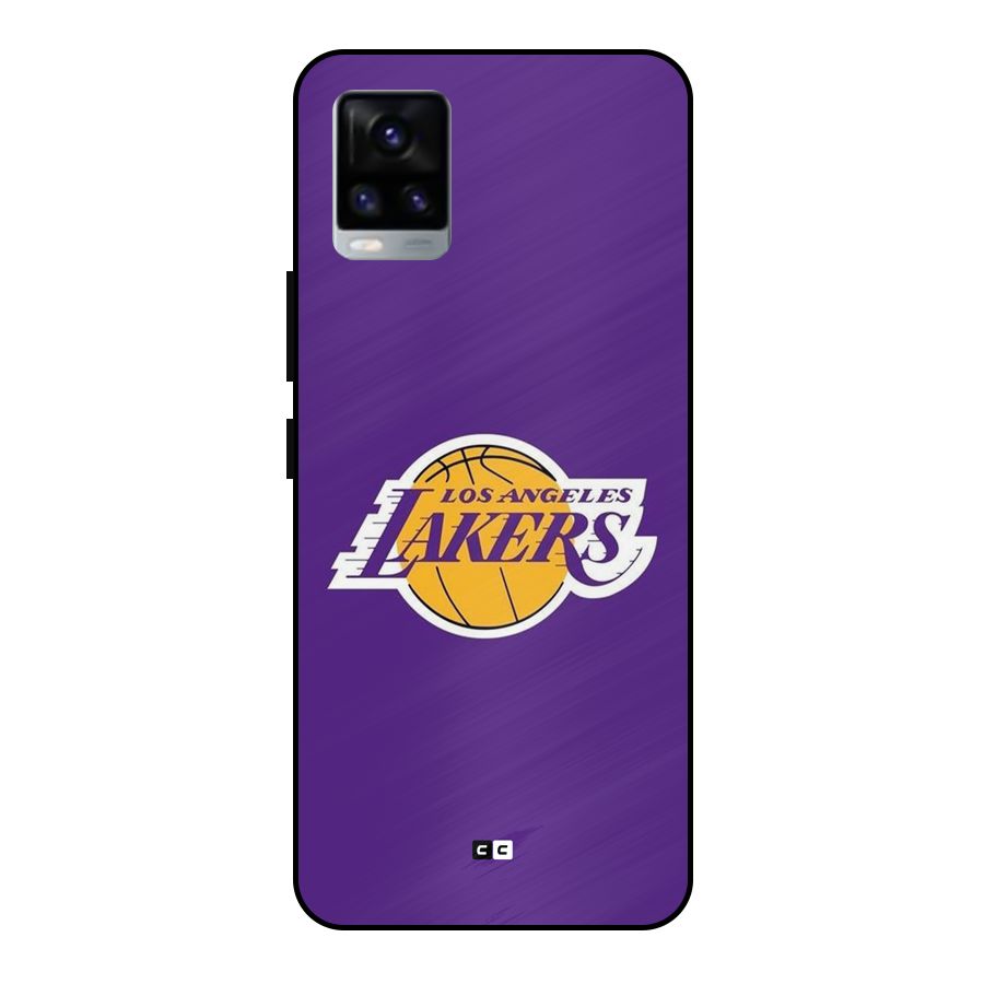 Lakers Angles Metal Back Case for Vivo V20
