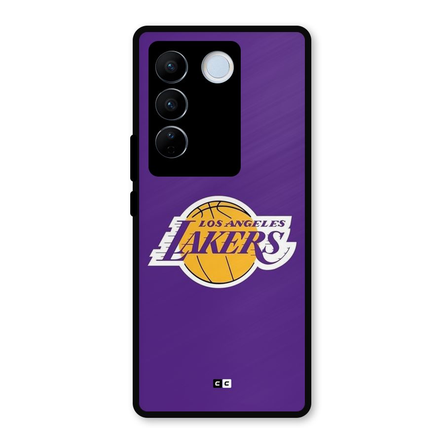 Lakers Angles Metal Back Case for Vivo V27