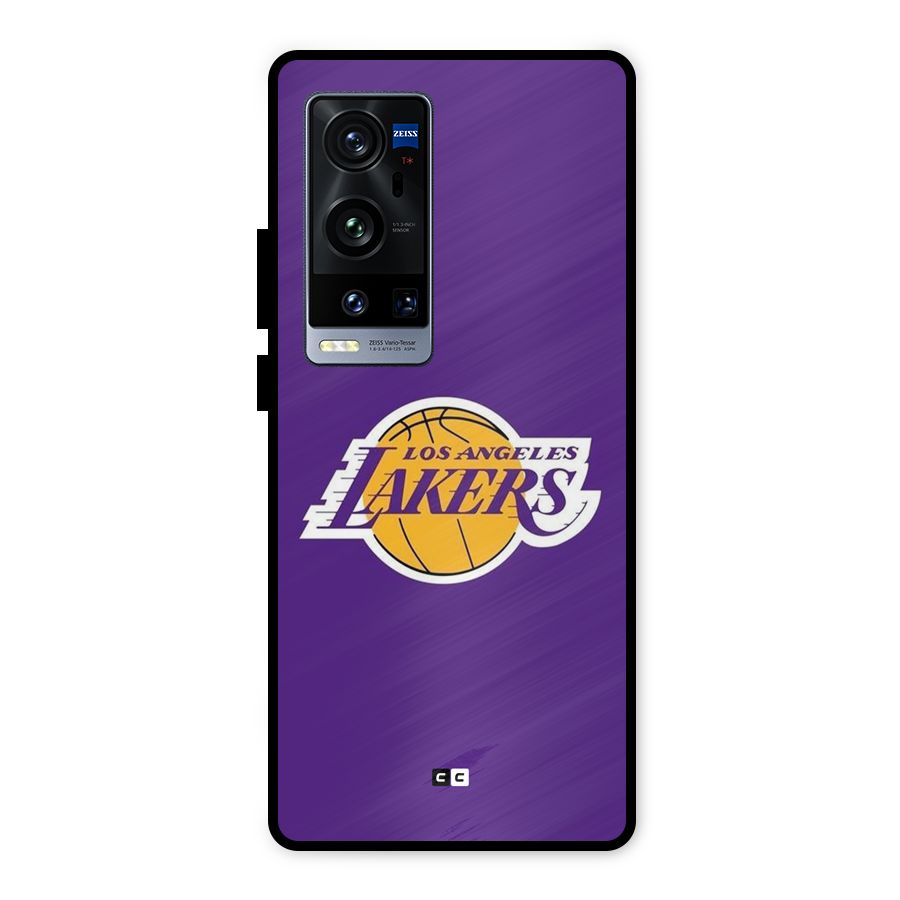 Lakers Angles Metal Back Case for Vivo X60 Pro Plus