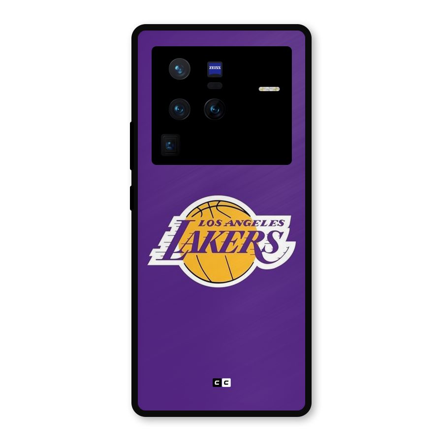 Lakers Angles Metal Back Case for Vivo X80 Pro