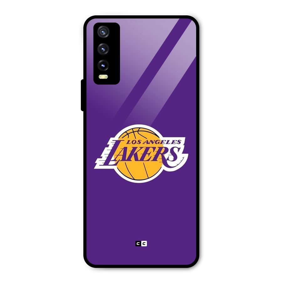 Lakers Angles Metal Back Case for Vivo Y20g