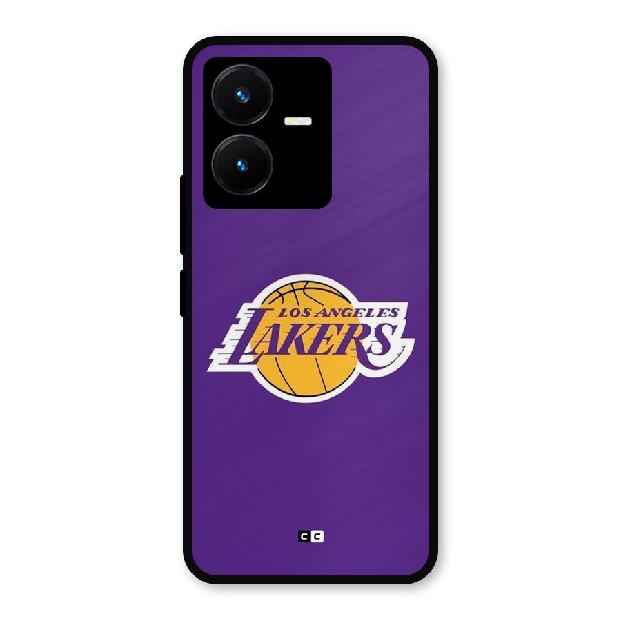 Lakers Angles Metal Back Case for Vivo Y22