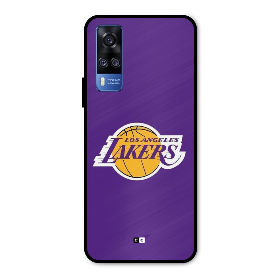 Lakers Angles Metal Back Case for Vivo Y31