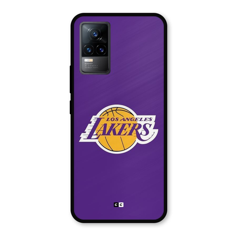 Lakers Angles Metal Back Case for Vivo Y73