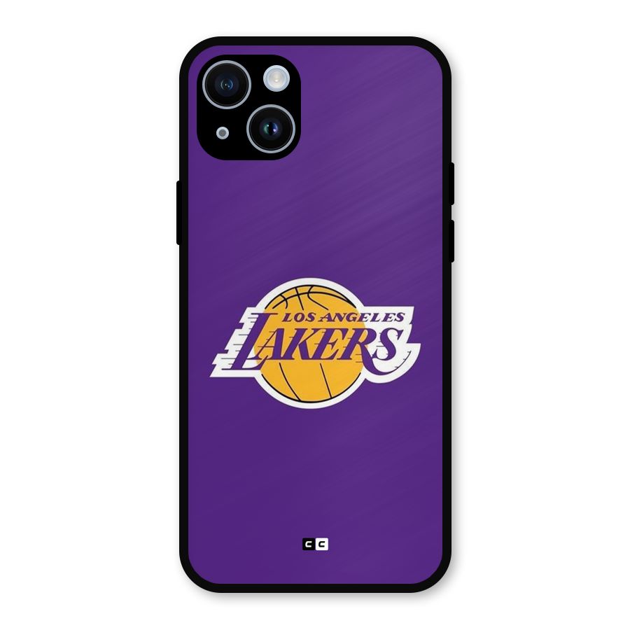 Lakers Angles Metal Back Case for iPhone 14