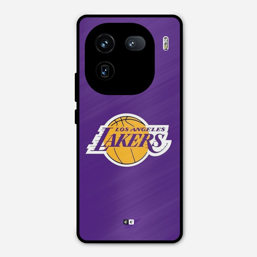 Lakers Angles Metal Back Case for iQOO 12