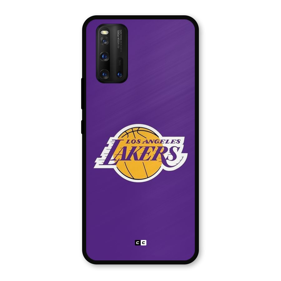 Lakers Angles Metal Back Case for iQOO 3