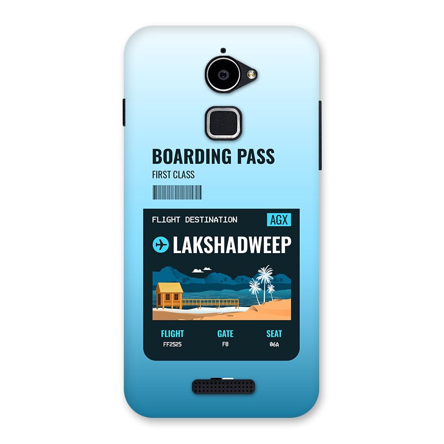 Lakshadweep Boarding Pass Back Case for Coolpad Note 3 Lite