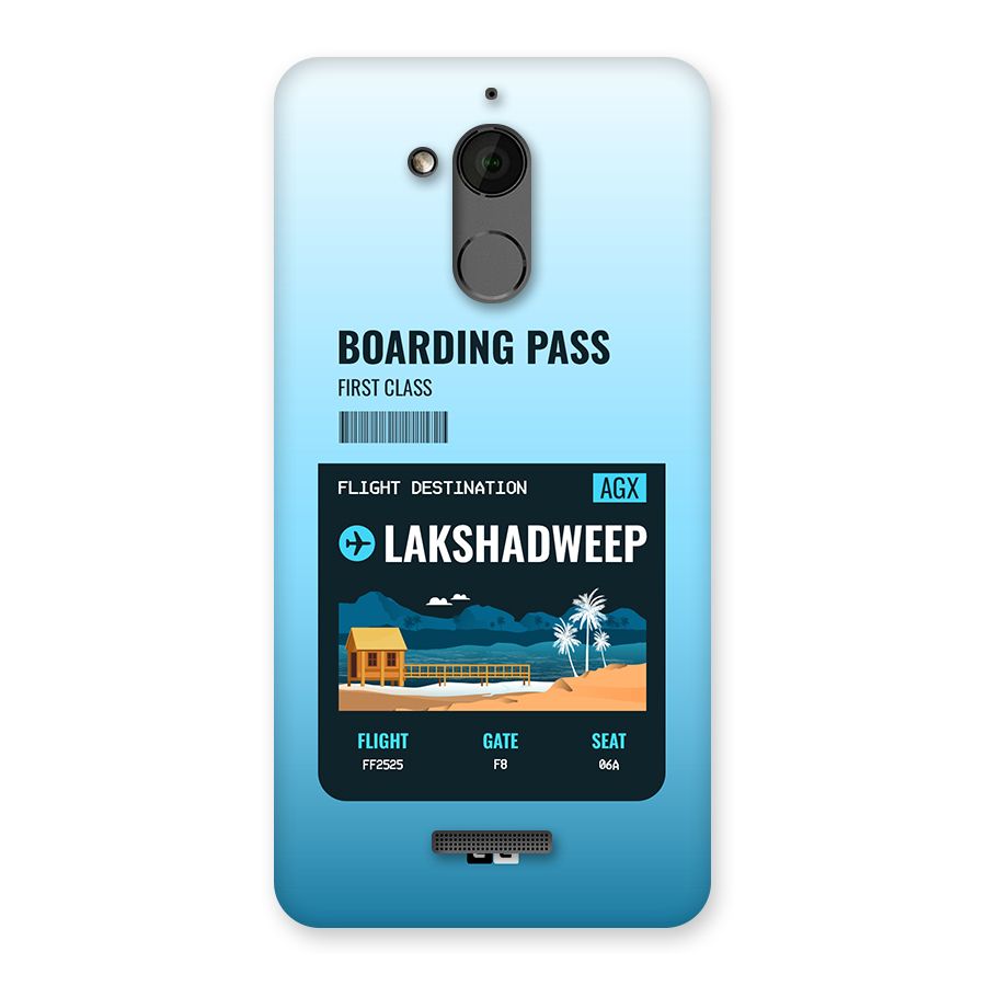 Lakshadweep Boarding Pass Back Case for Coolpad Note 5
