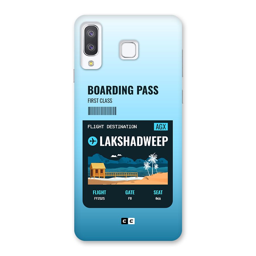 Lakshadweep Boarding Pass Back Case for Galaxy A8 Star
