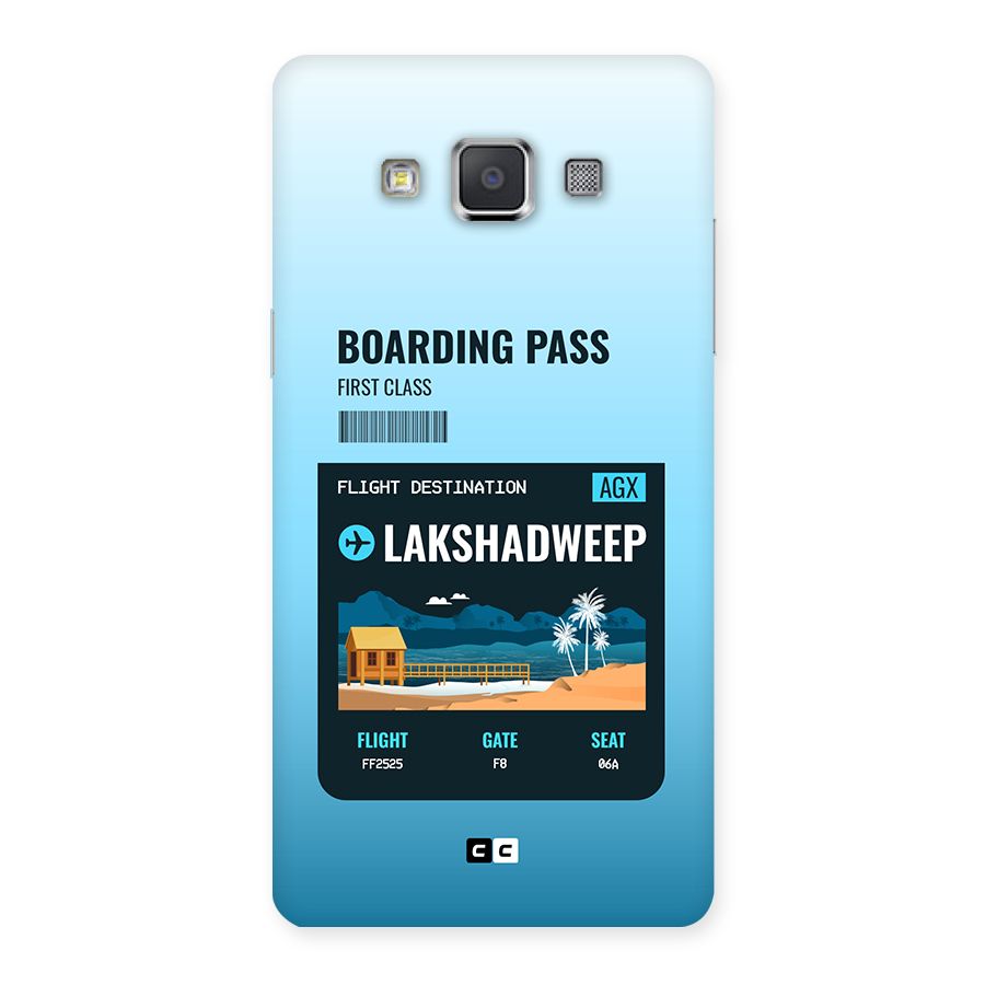 Lakshadweep Boarding Pass Back Case for Galaxy Grand Max