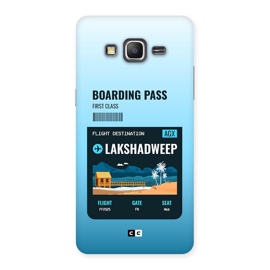 Lakshadweep Boarding Pass Back Case for Galaxy Grand Prime