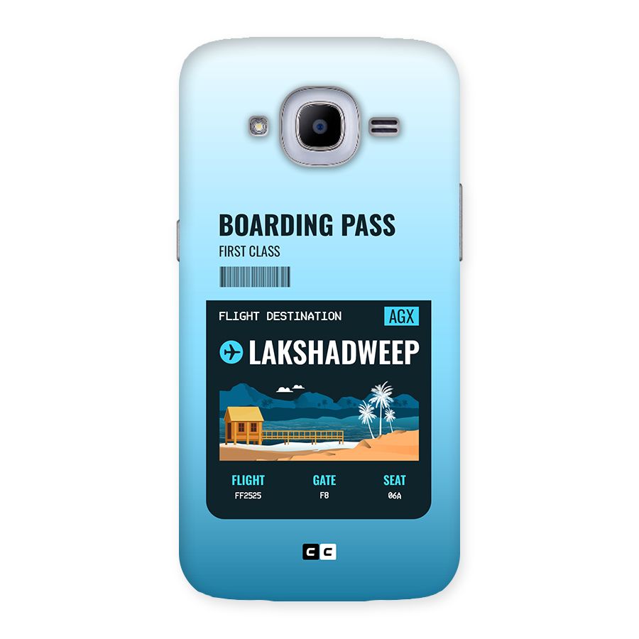 Lakshadweep Boarding Pass Back Case for Galaxy J2 Pro