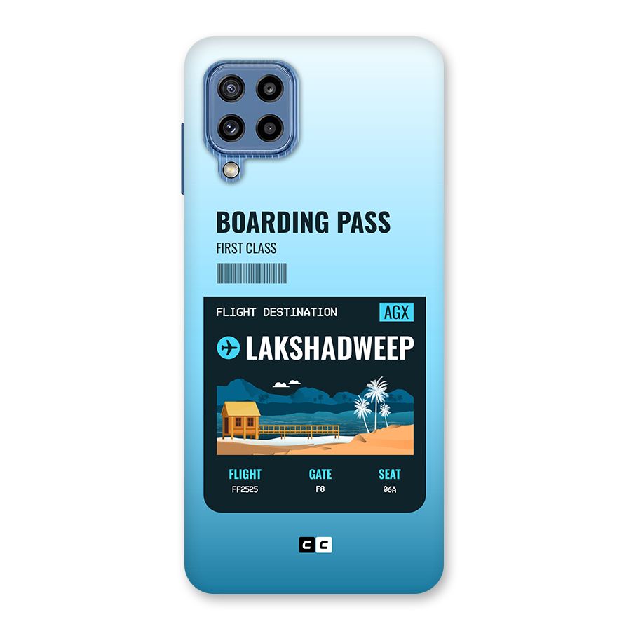 Lakshadweep Boarding Pass Back Case for Galaxy M32