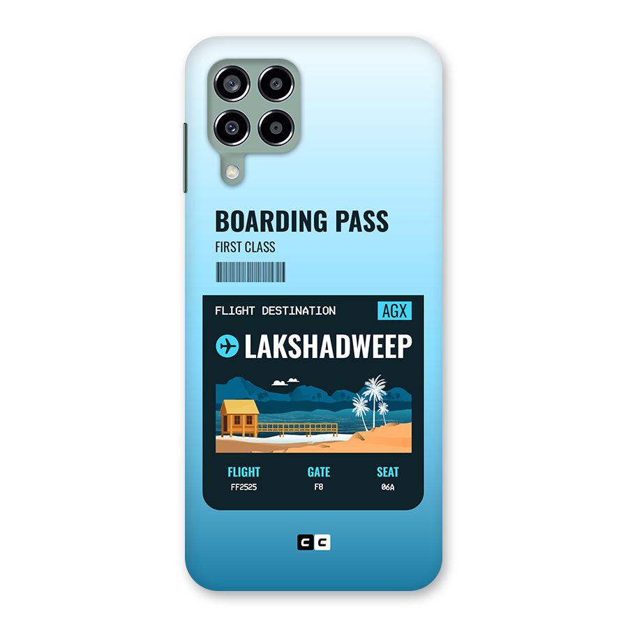 Lakshadweep Boarding Pass Back Case for Galaxy M33