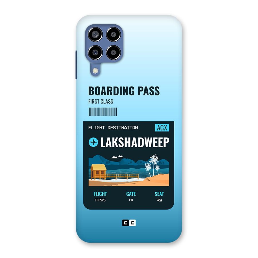 Lakshadweep Boarding Pass Back Case for Galaxy M53 5G