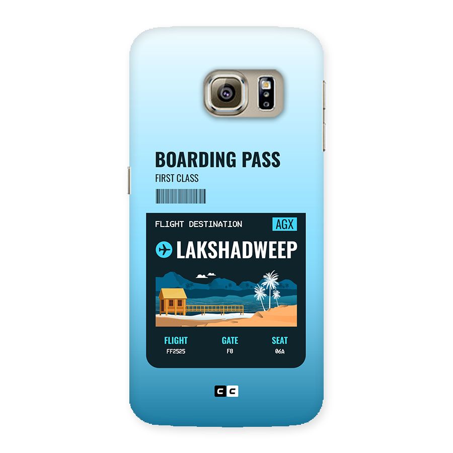 Lakshadweep Boarding Pass Back Case for Galaxy S6 Edge Plus