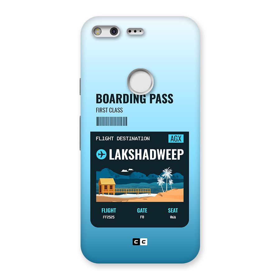 Lakshadweep Boarding Pass Back Case for Google Pixel