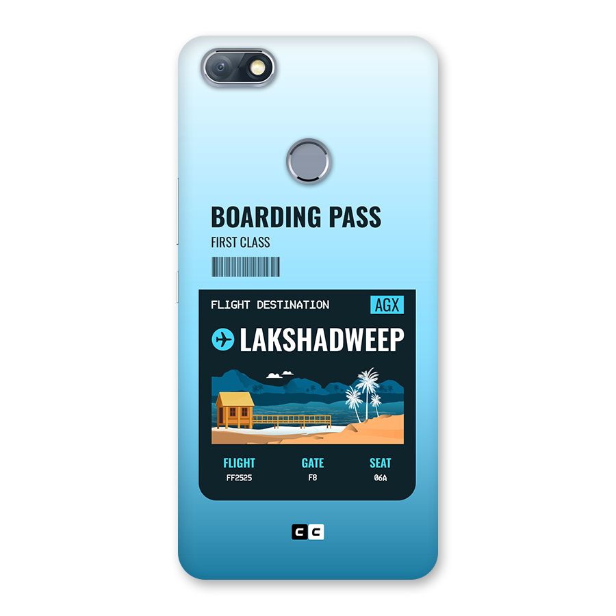 Lakshadweep Boarding Pass Back Case for Infinix Note 5
