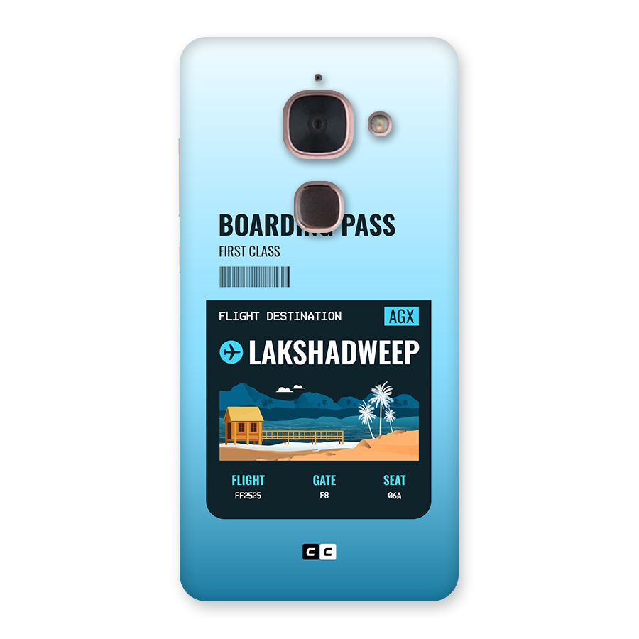 Lakshadweep Boarding Pass Back Case for Le Max 2