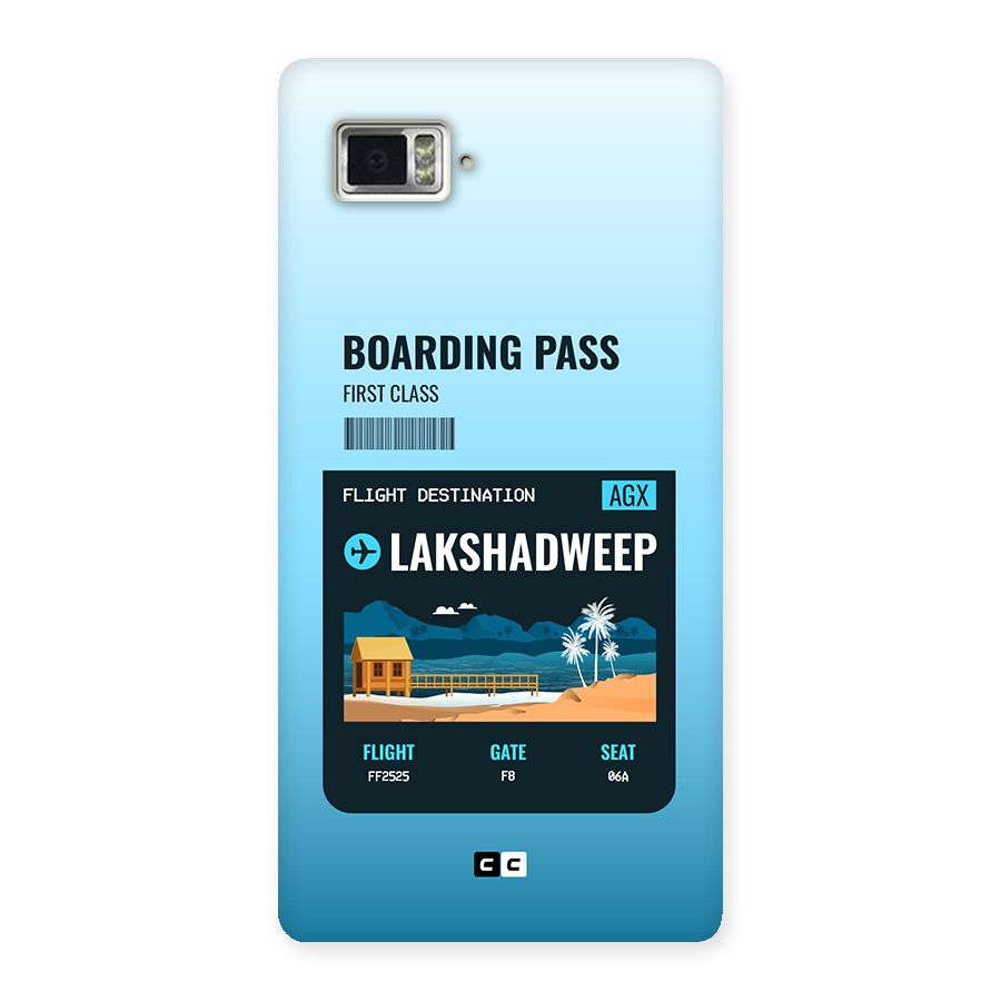 Lakshadweep Boarding Pass Back Case for Lenovo Vibe Z2 Pro K920