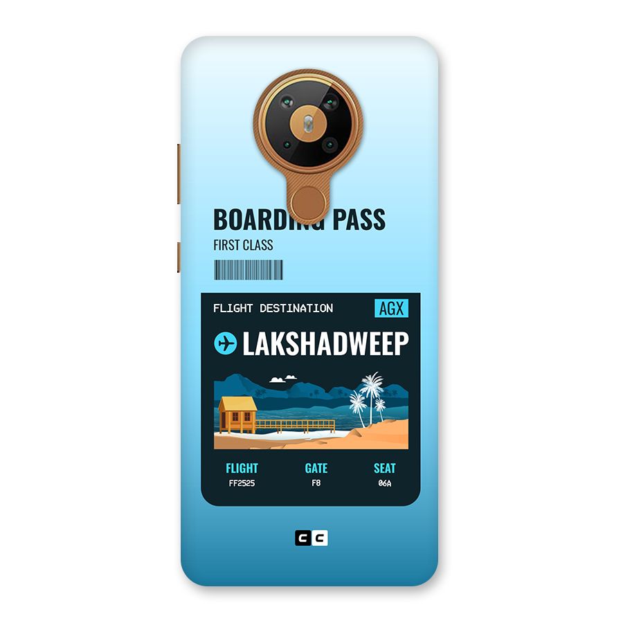 Lakshadweep Boarding Pass Back Case for Nokia 5.3