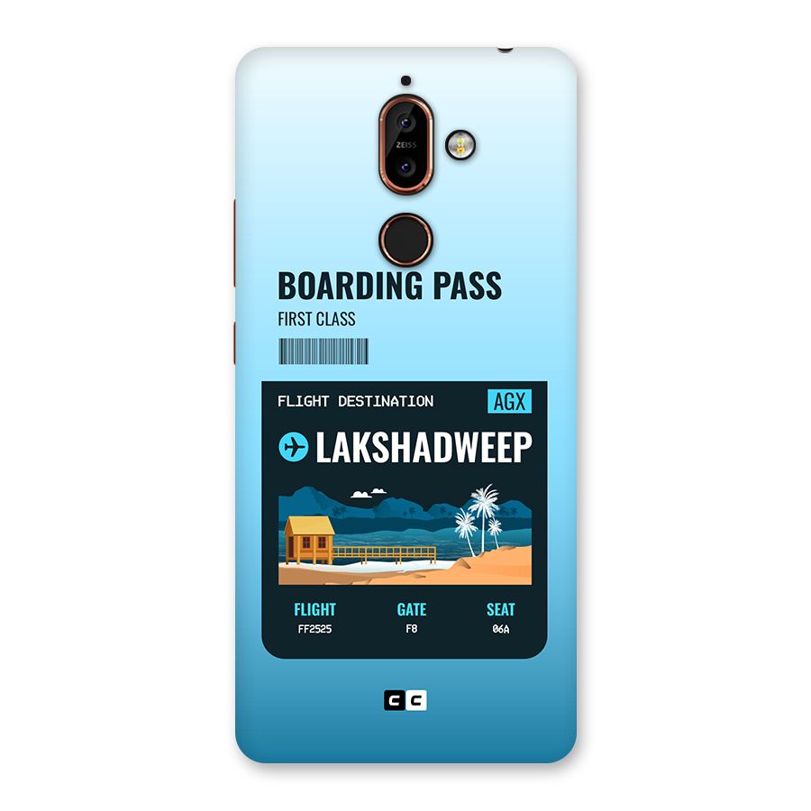 Lakshadweep Boarding Pass Back Case for Nokia 7 Plus