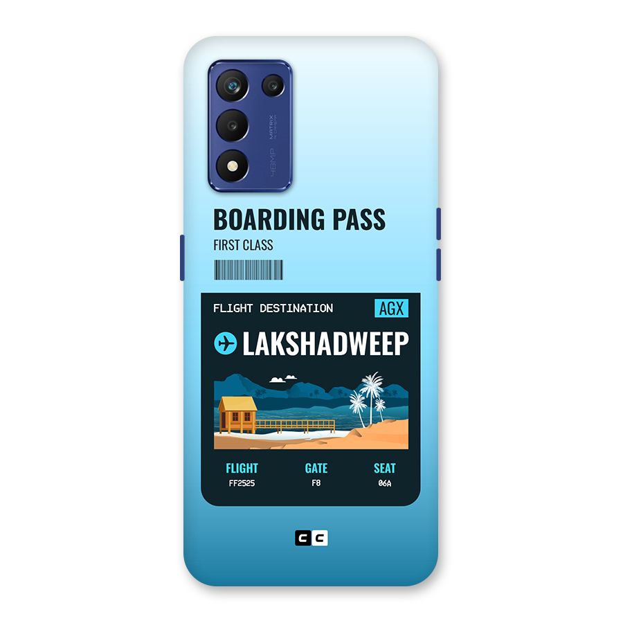 Lakshadweep Boarding Pass Back Case for Realme 9 5G Speed