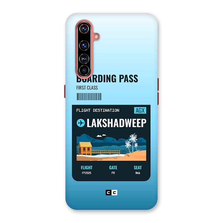 Lakshadweep Boarding Pass Back Case for Realme X50 Pro