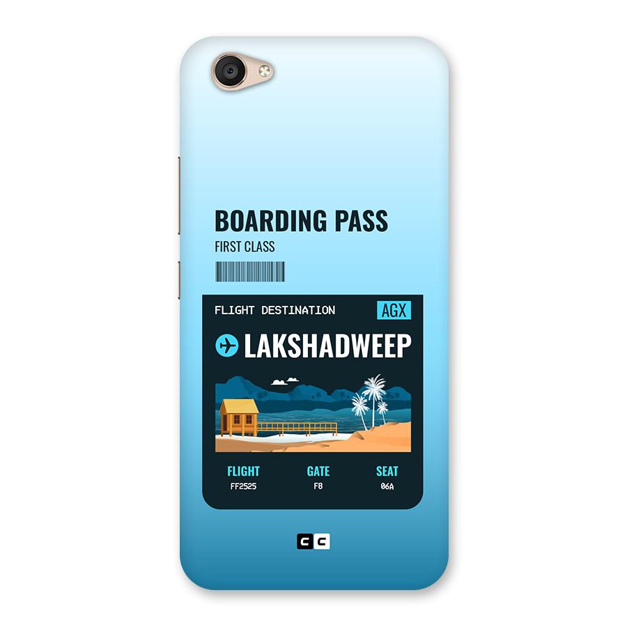 Lakshadweep Boarding Pass Back Case for Vivo V5 Plus