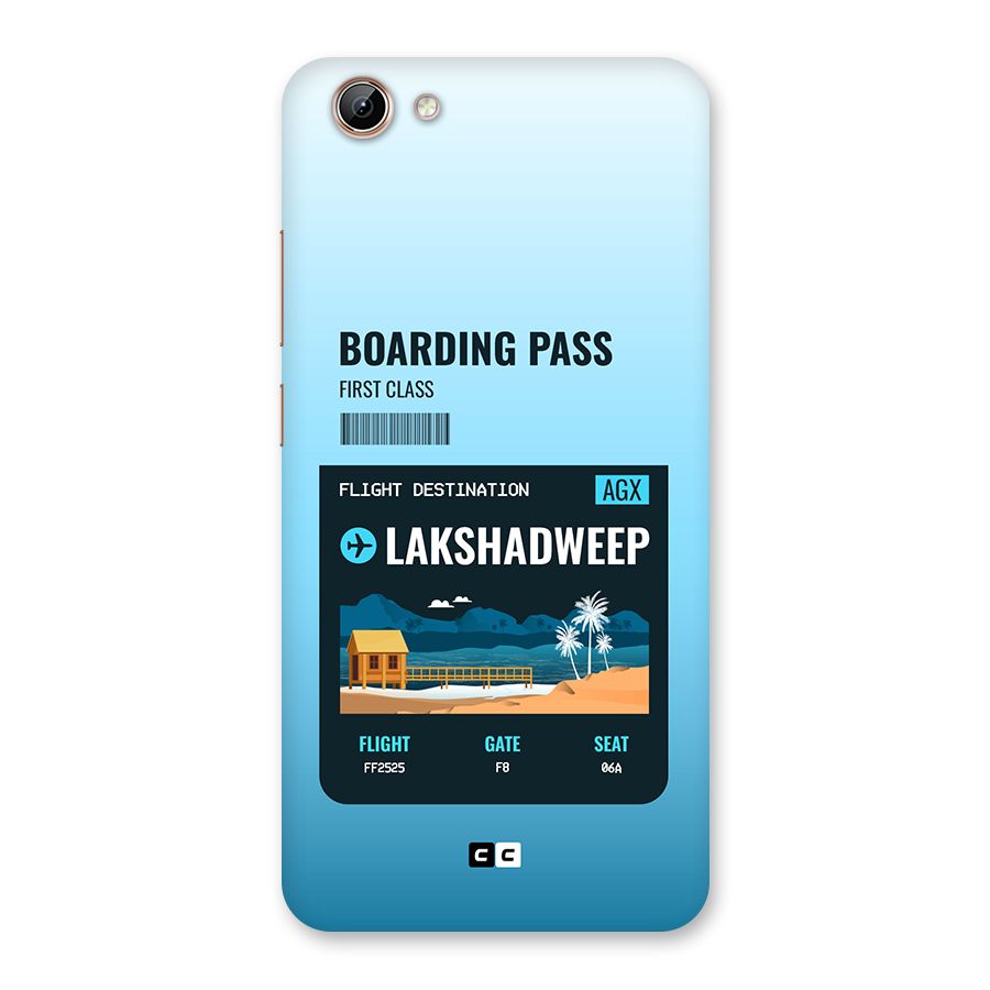 Lakshadweep Boarding Pass Back Case for Vivo Y71