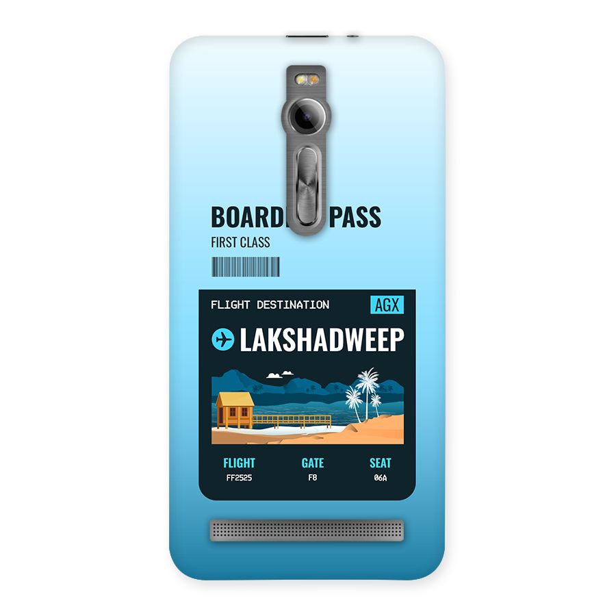 Lakshadweep Boarding Pass Back Case for Zenfone 2
