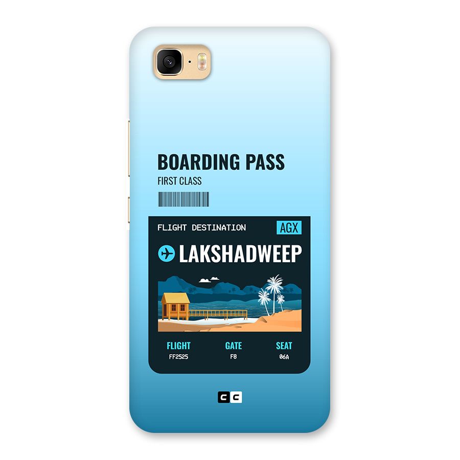 Lakshadweep Boarding Pass Back Case for Zenfone 3s Max