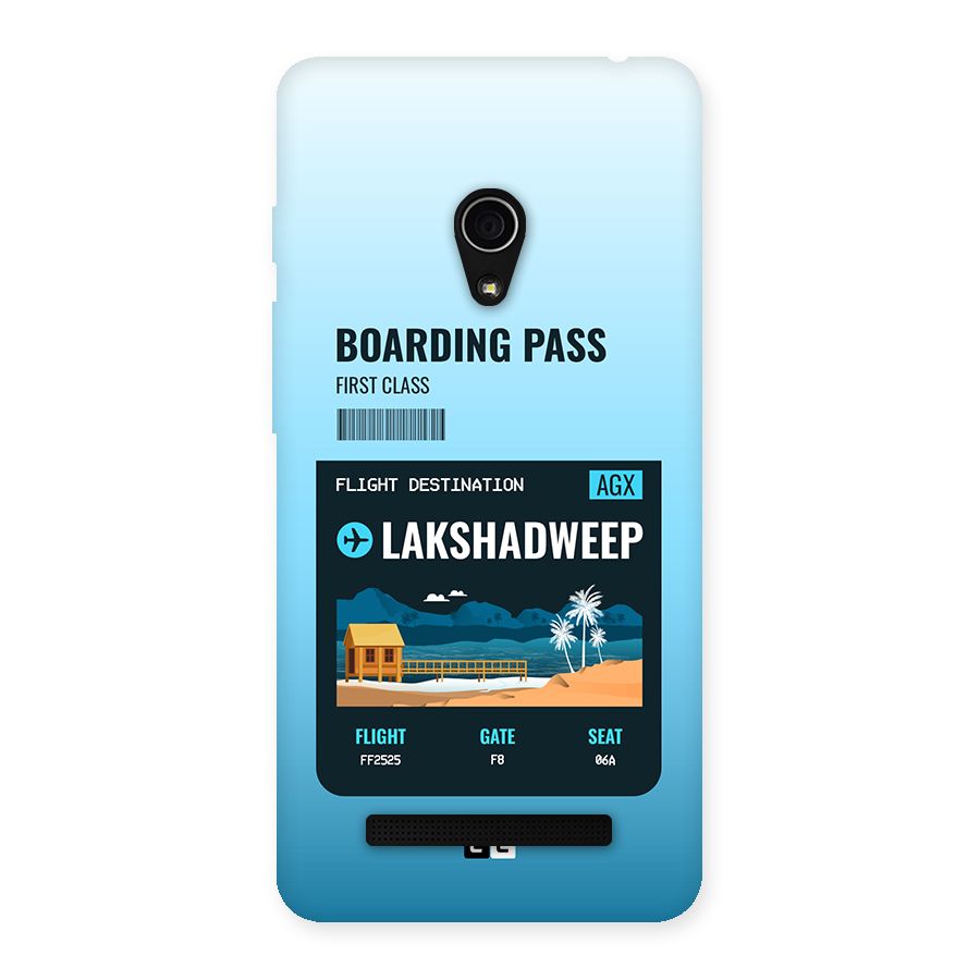 Lakshadweep Boarding Pass Back Case for Zenfone 5
