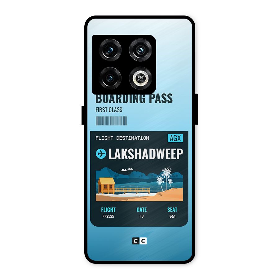 Lakshadweep Boarding Pass Metal Back Case for OnePlus 10 Pro 5G