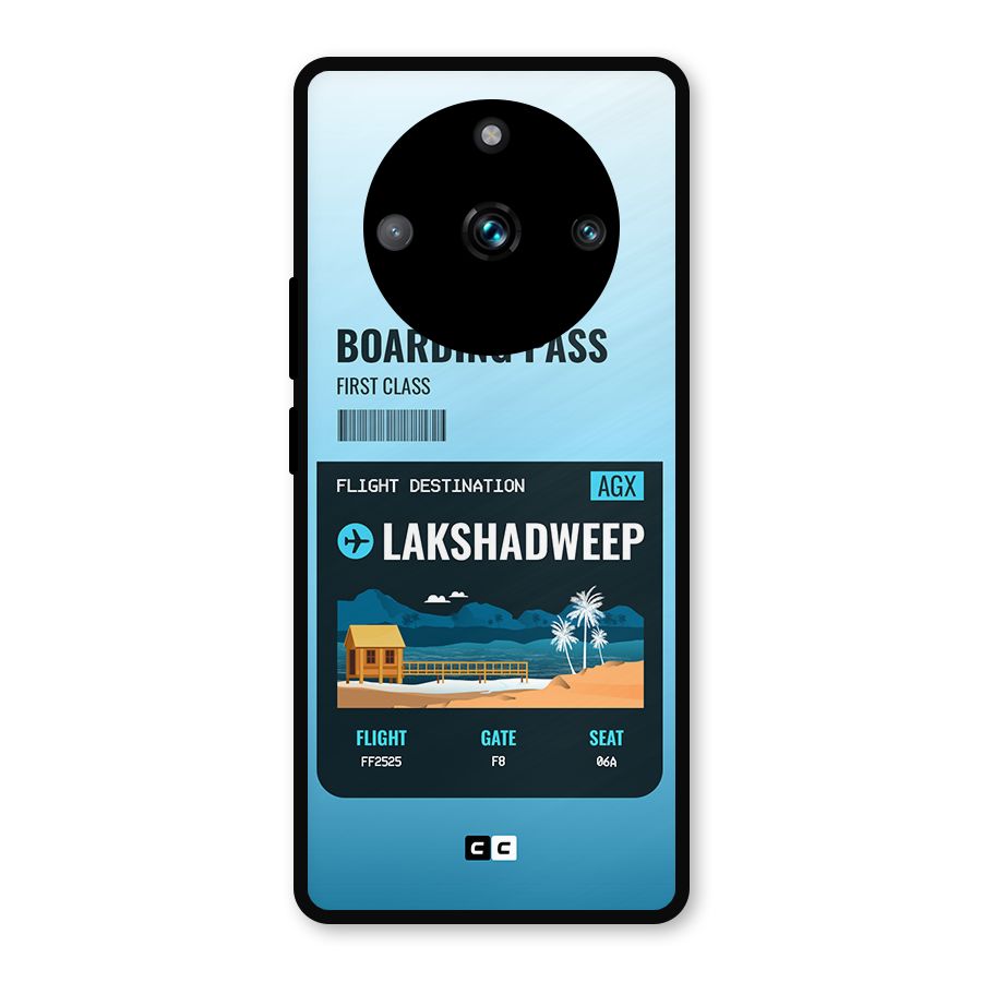 Lakshadweep Boarding Pass Metal Back Case for Realme Narzo 60 Pro