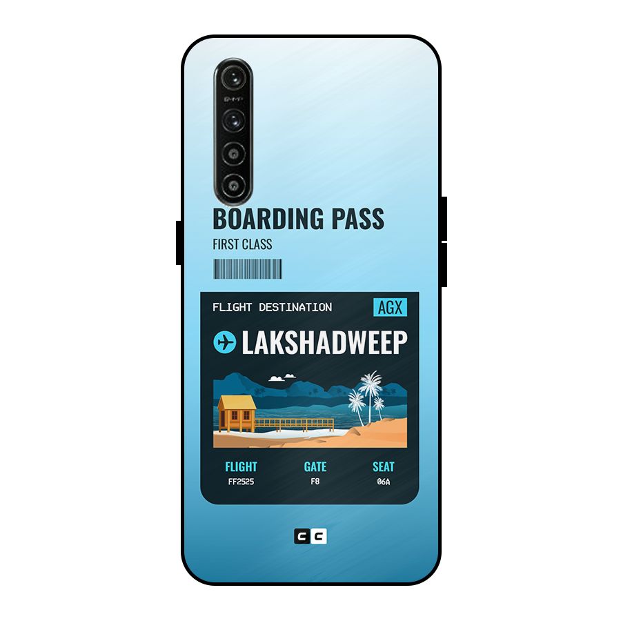 Lakshadweep Boarding Pass Metal Back Case for Realme XT