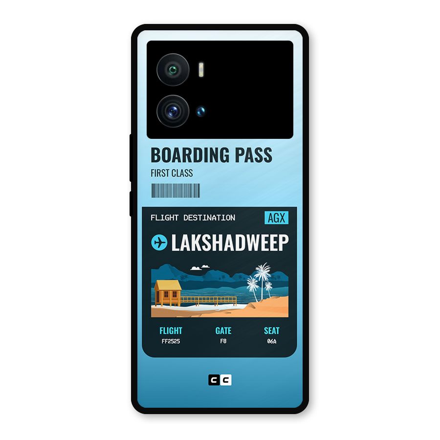 Lakshadweep Boarding Pass Metal Back Case for iQOO 9 Pro