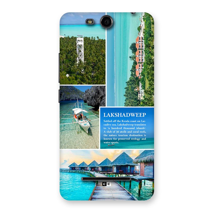 Lakshadweep Collage Back Case for Canvas Juice 3 Q392